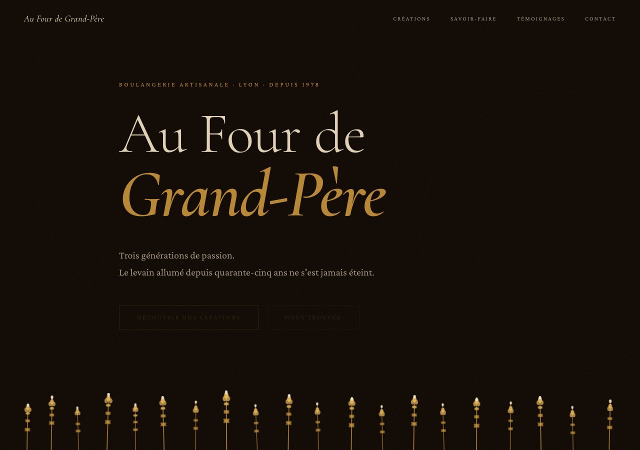 Aperçu du site Au Four de Grand-Père